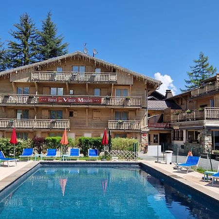 Au Vieux Moulin Hotell Megève Exteriör bild
