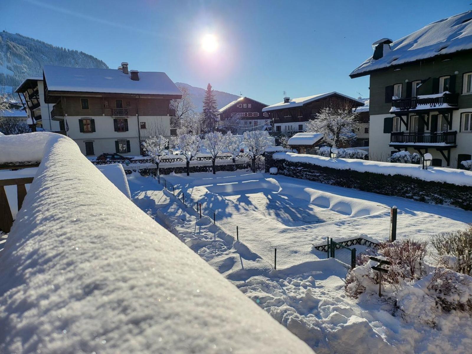 Au Vieux Moulin Hotell Megève Exteriör bild