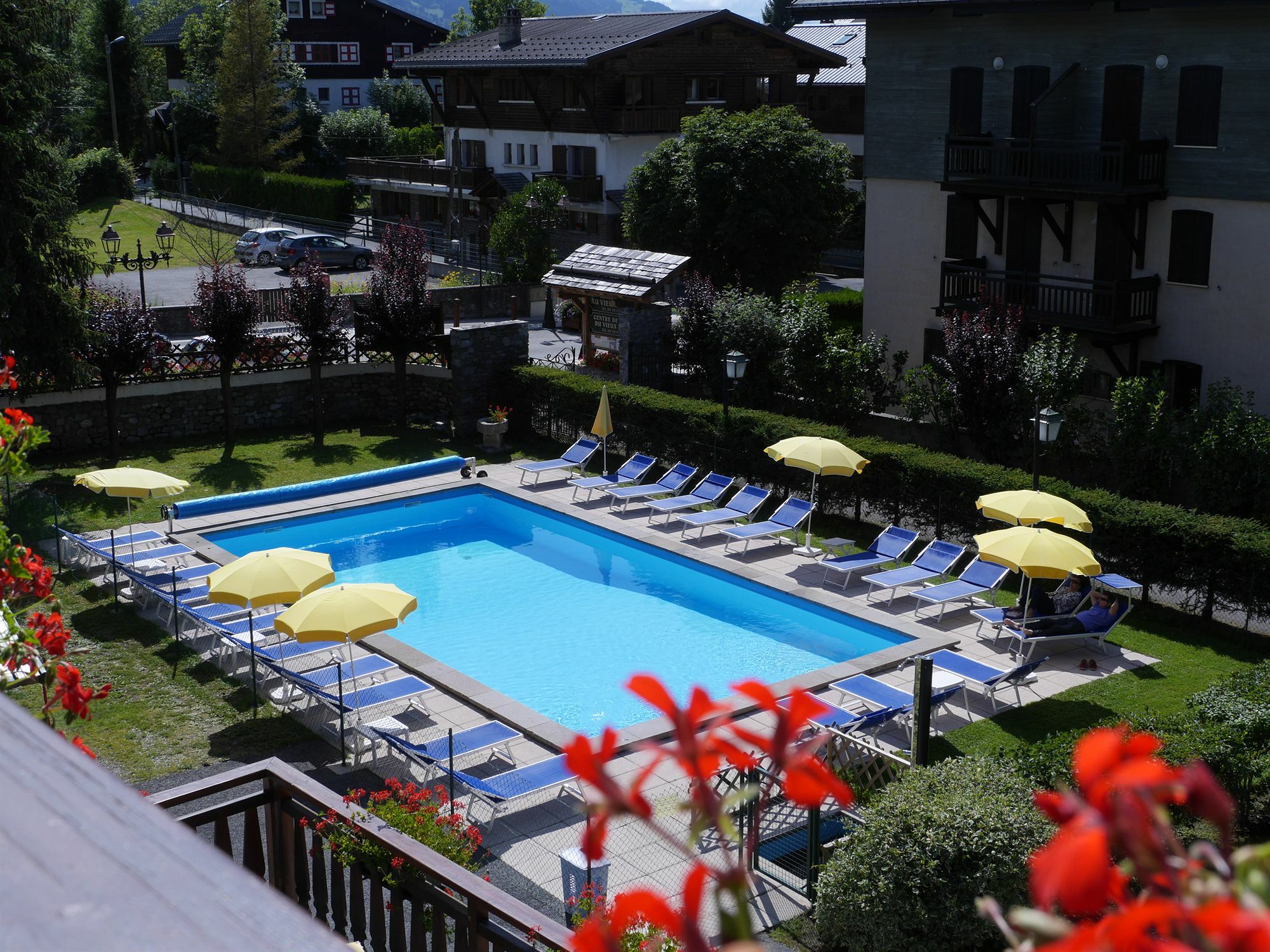 Au Vieux Moulin Hotell Megève Exteriör bild
